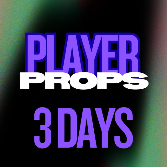 3 DAY PLAYER PROPS