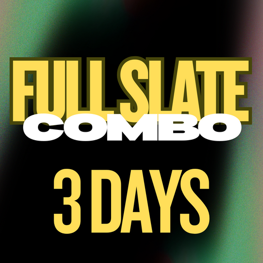 3 DAY FULL SLATE