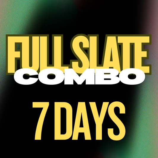 7 DAY FULL SLATE